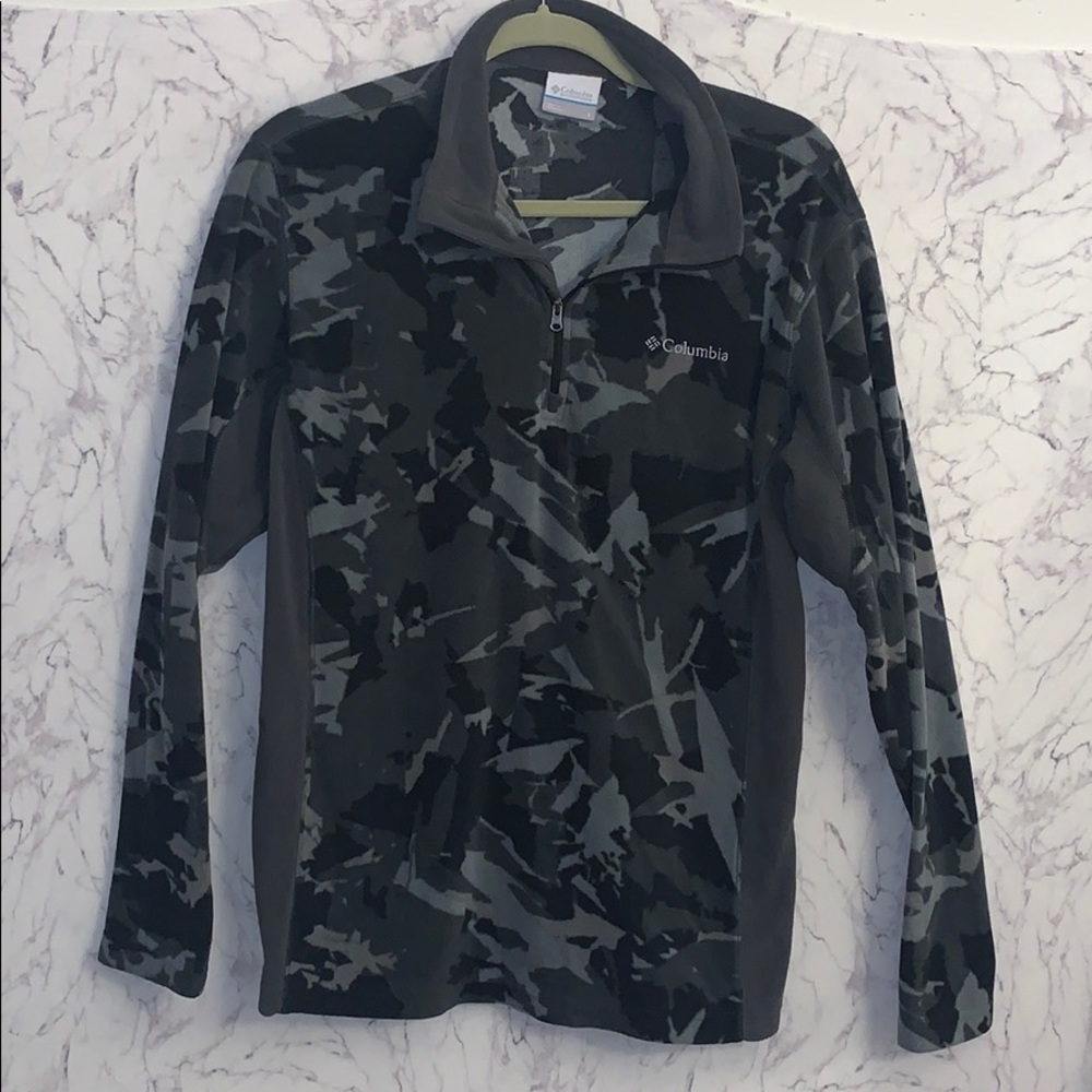 COLUMBIA Camo Light-Weight Quarter Zip